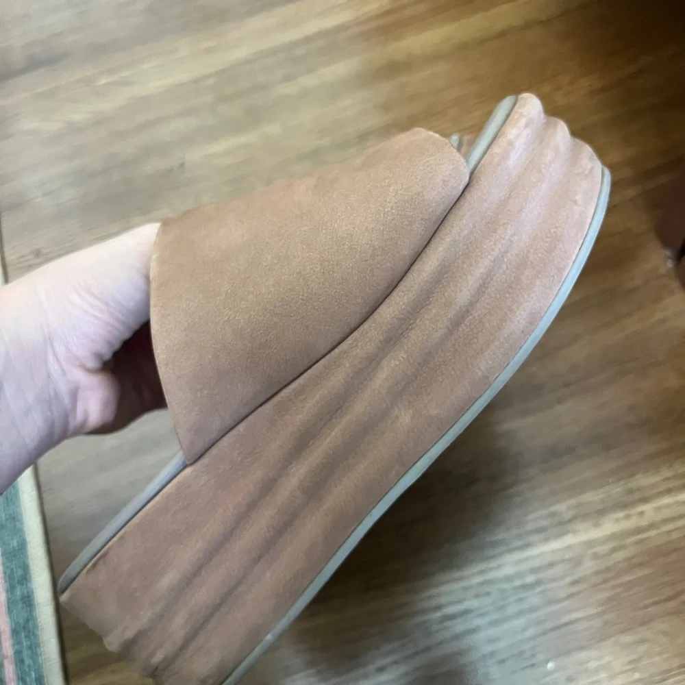 Free People Oak Platform Slide Sandals
